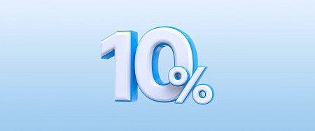Акция Скидка 10% при оплате в день визита